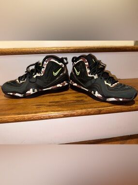 Nike Air Penny 5 - Camo (Never Worn) Black Camo High-Top Sneakers